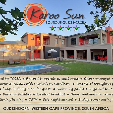 Karoo Sun Boutique Guest House Oudtshoorn Esterno foto